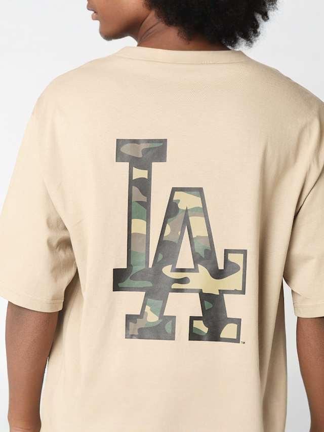 New Era, MLB Infill Oversized Tee, beige, Image 5 of 6