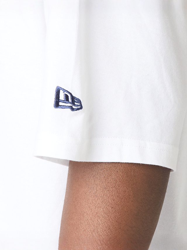 New Era, MLB Floral Oversized Tee, white, Image 4 of 6
