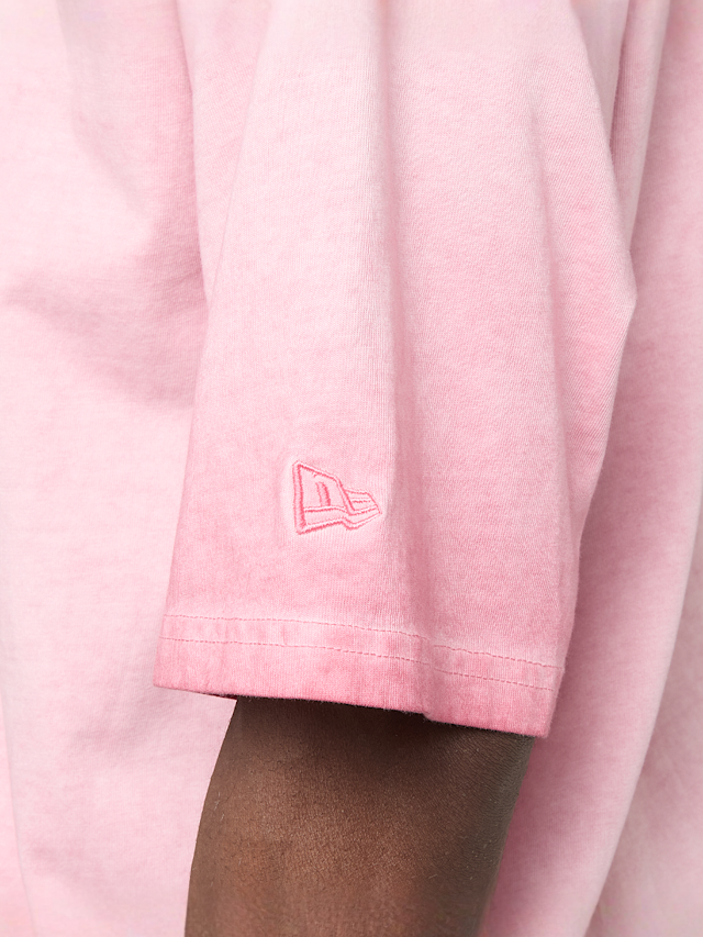 New Era, MLB Washed Logo Tee, light pink, Image 4 of 5
