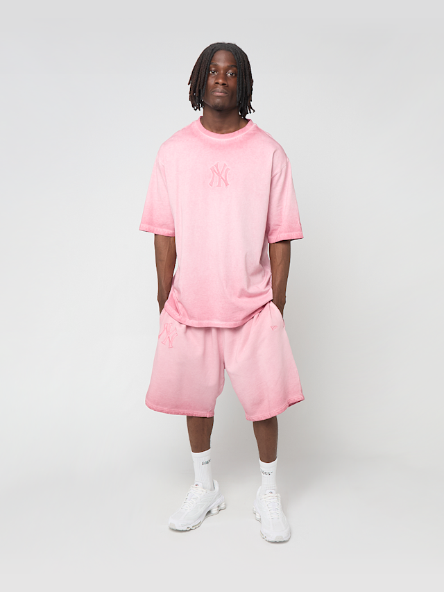 New Era, MLB Washed Logo Tee, Pink, Image 5 of 5