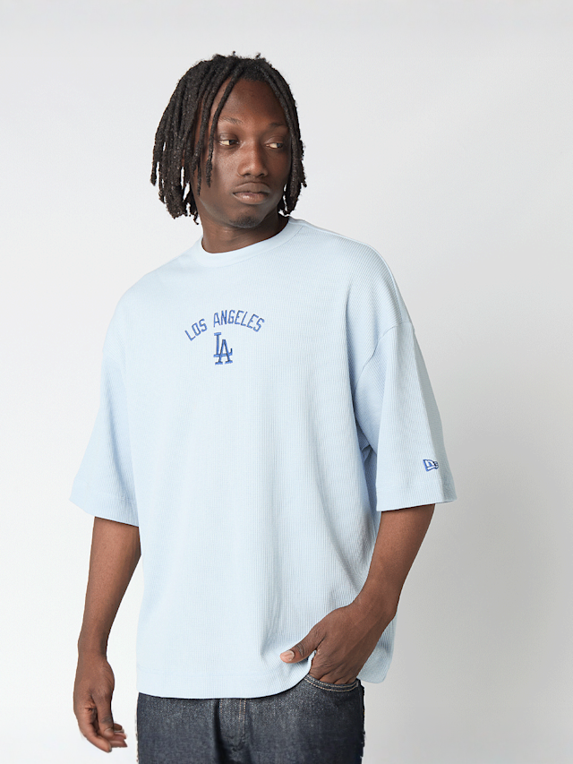 New Era, MLB Waffle Box Tee, blue, Image 1 of 5