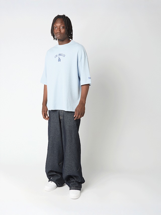 New Era, MLB Waffle Box Tee, blue, Image 5 of 5