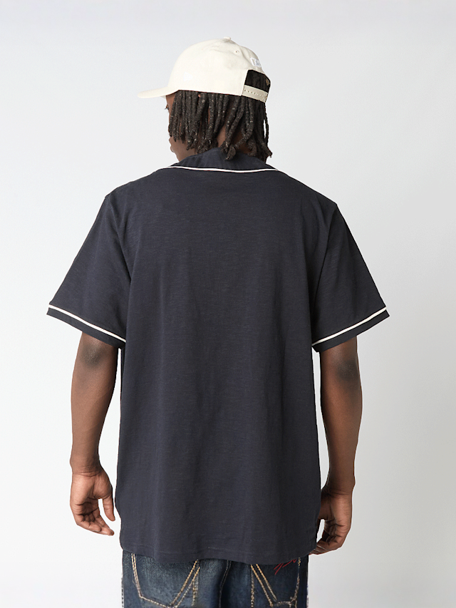 New Era, Slub Baseball Jersey, blue, Image 2 of 4