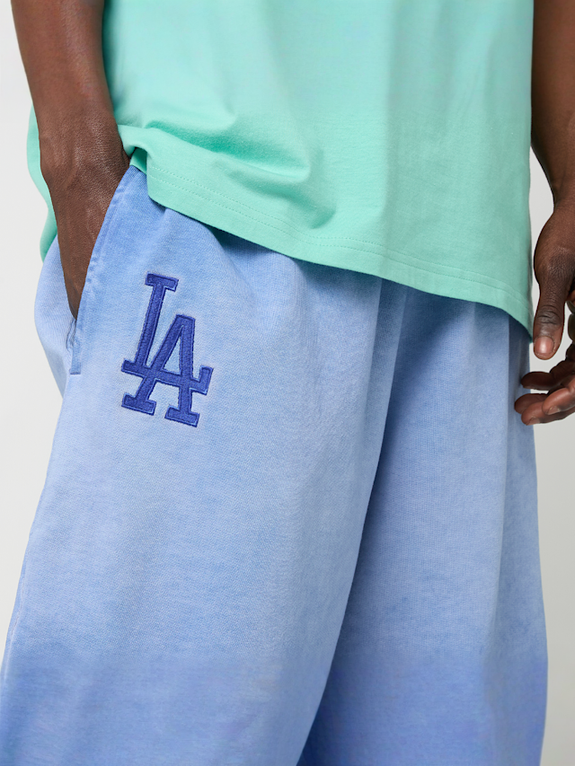 New Era, MLB Washed Logo Shorts, blue, Image 3 of 5