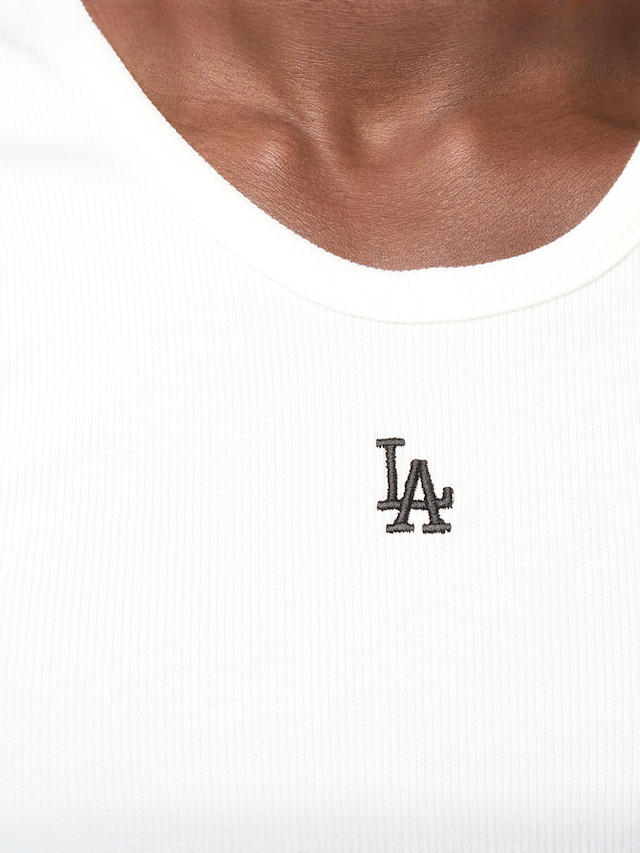 New Era, MLB Rib Vest, white, Image 3 of 5