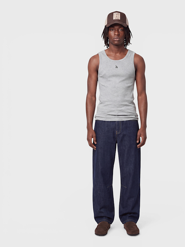 New Era, MLB Rib Vest, grey, Image 4 of 4