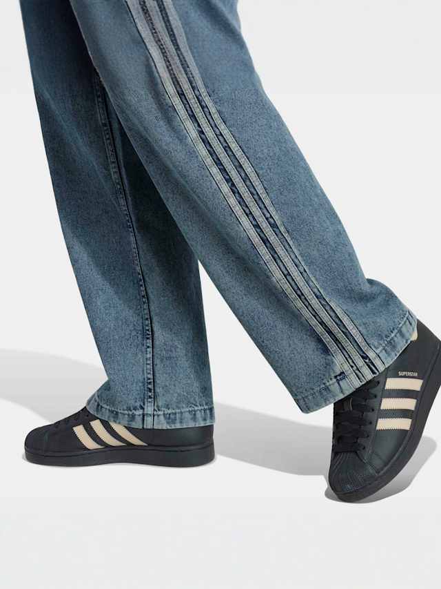 adidas Originals, Firebird Denim Trackpants, blue, Image 4 of 5
