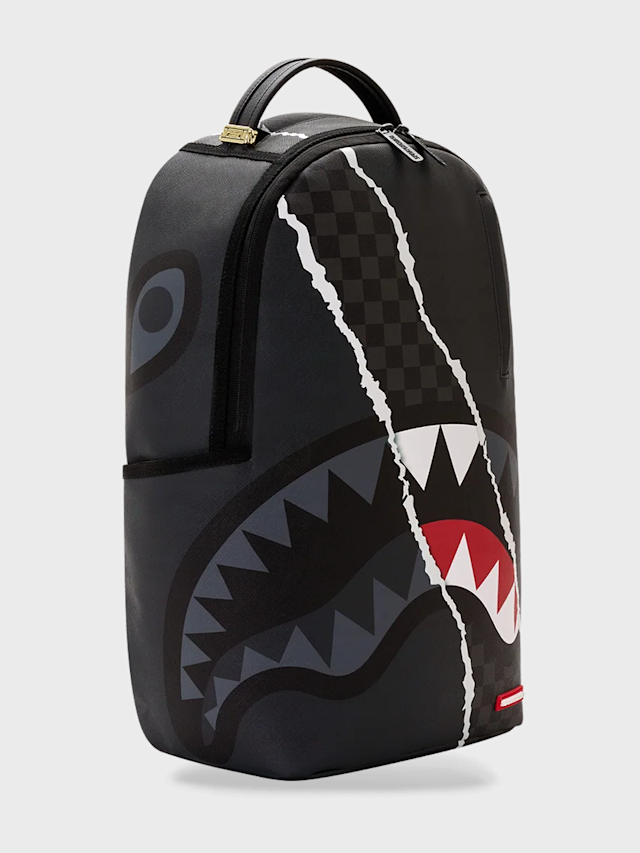 SPRAYGROUND, Center Rip Revealing Gray Check, grey, Image 2 of 8