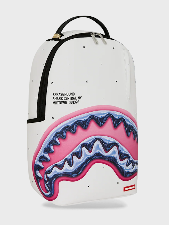 SPRAYGROUND, Shark Central Liquid Chrome, white, Image 2 of 7