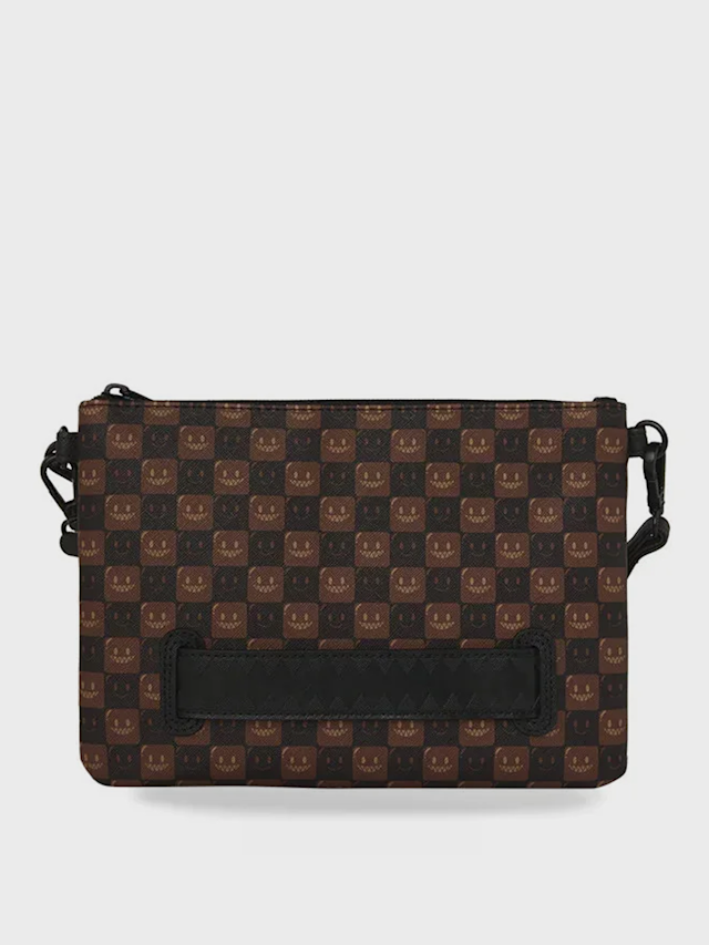 SPRAYGROUND, Sharks in Paris WTF Bubble Clutch, brown, Image 3 of 4