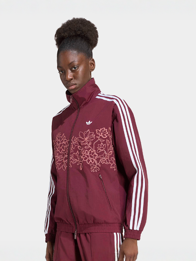 adidas Originals, Firebird Loose Tracktop, red, Image 1 of 5