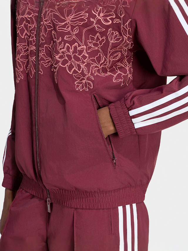 adidas Originals, Firebird Loose Tracktop, red, Image 4 of 5
