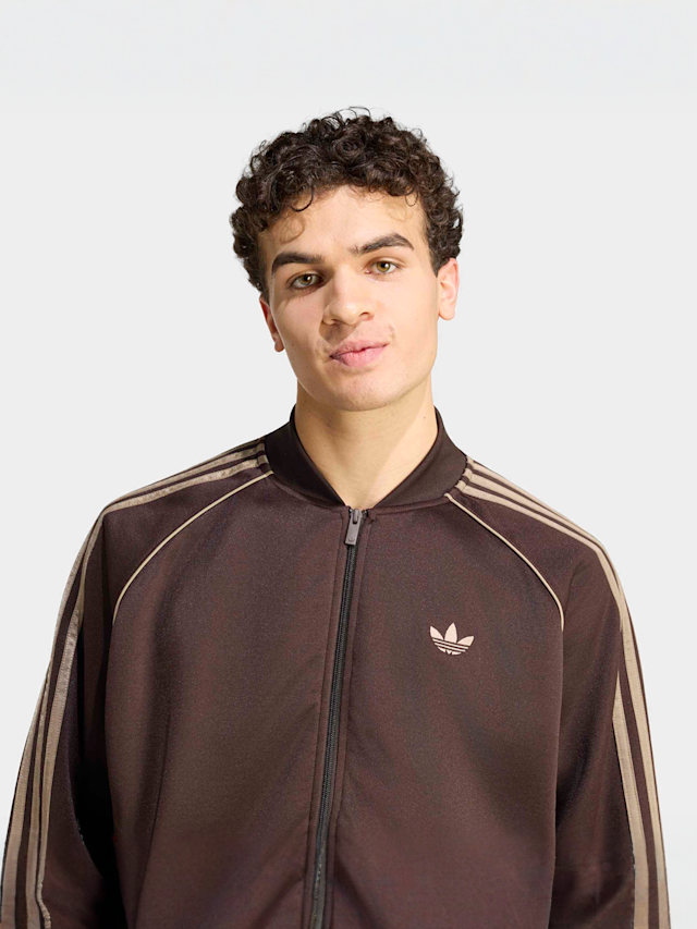 adidas Originals, Superstar Adicolor Classics Loose Track Top, brown, Image 3 of 5