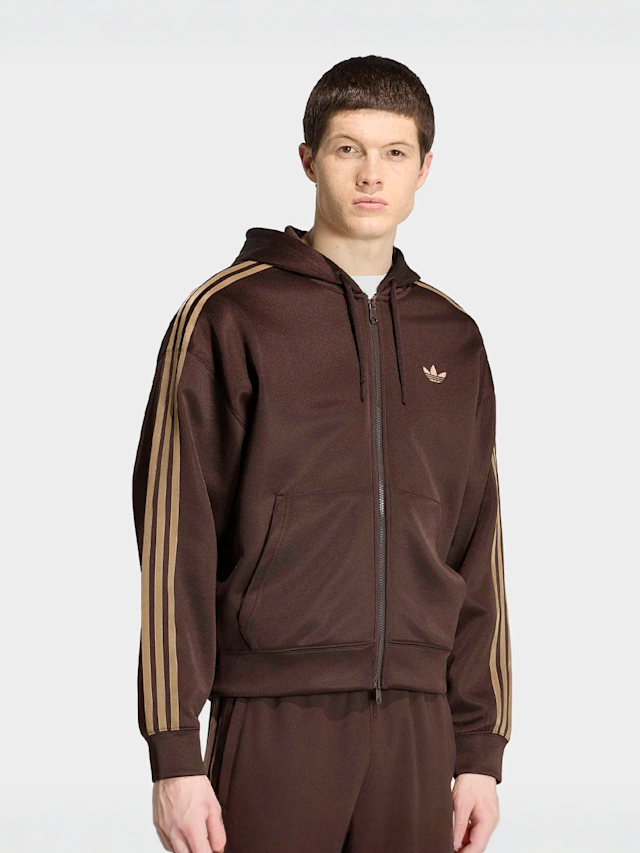adidas Originals, Spacer Hoodie, brown, Image 1 of 4