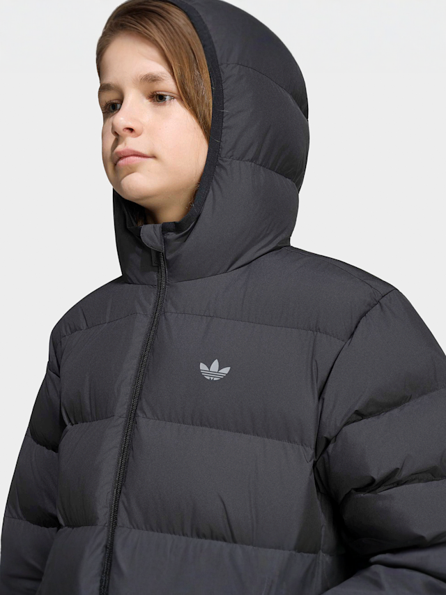 adidas Originals, Regular Puffer, black, Image 3 of 5