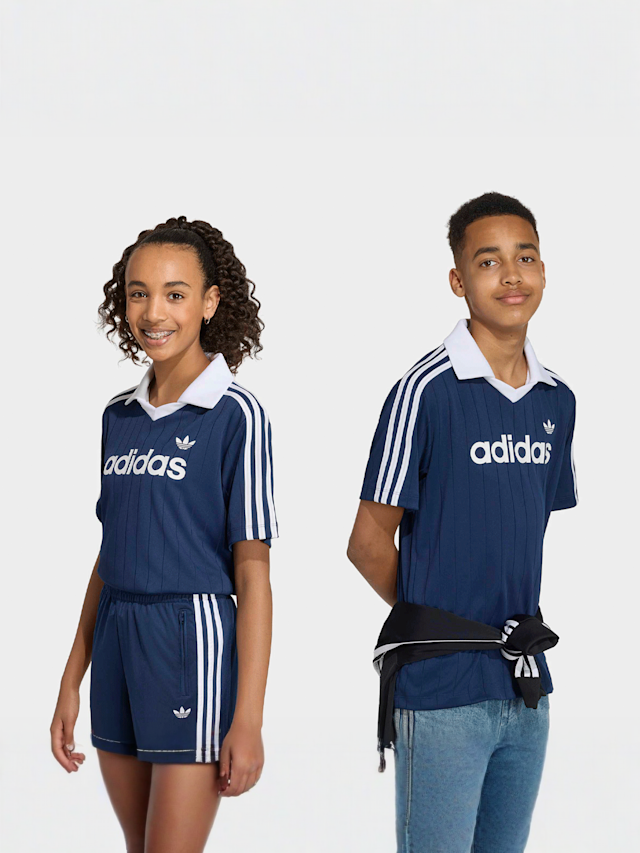 adidas Originals, Polo Tee, blue, Image 1 of 5
