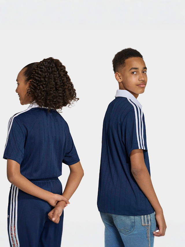 adidas Originals, Polo Tee, blue, Image 2 of 5