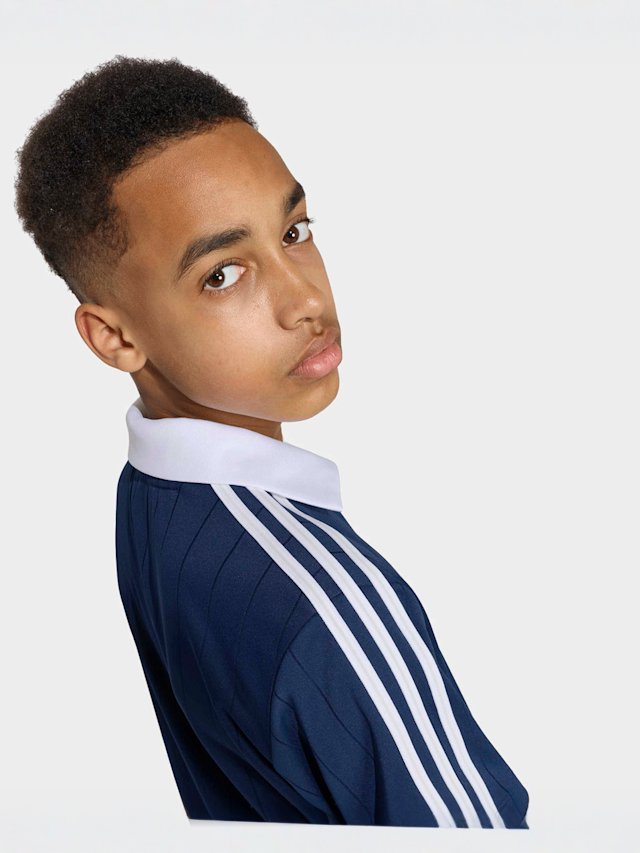 adidas Originals, Polo Tee, blue, Image 4 of 5