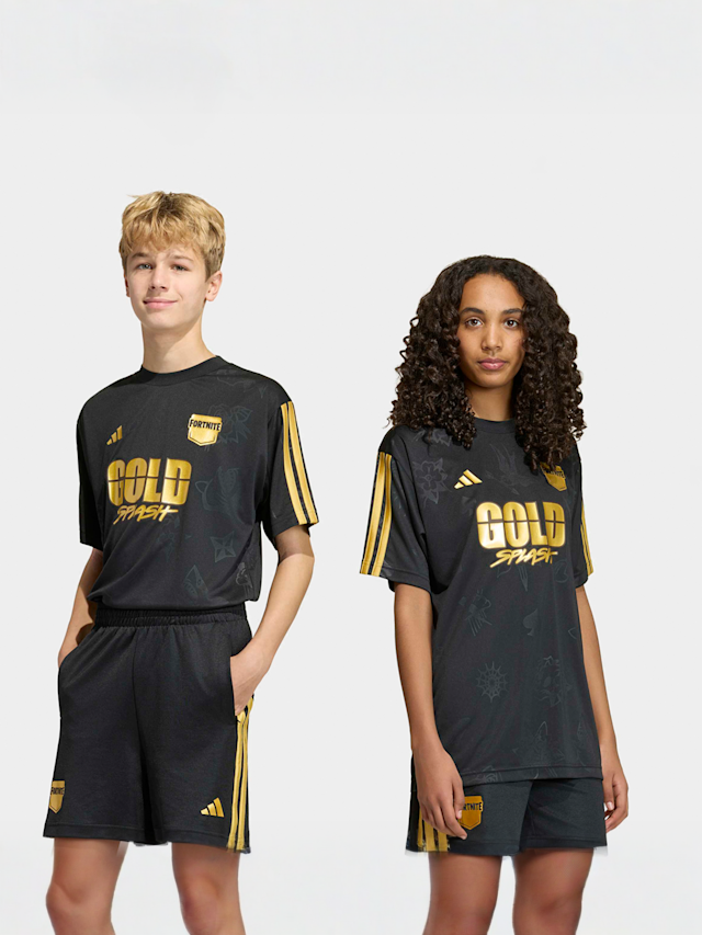 adidas Originals, x Fortnite Midas Jersey, black, Image 1 of 3