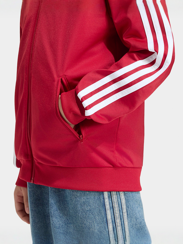 adidas Originals, Firebird Loose Track Top, red, Image 3 of 5
