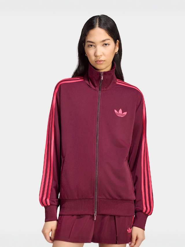 adidas Originals, Firebird Loose Tracktop, red, Image 1 of 5