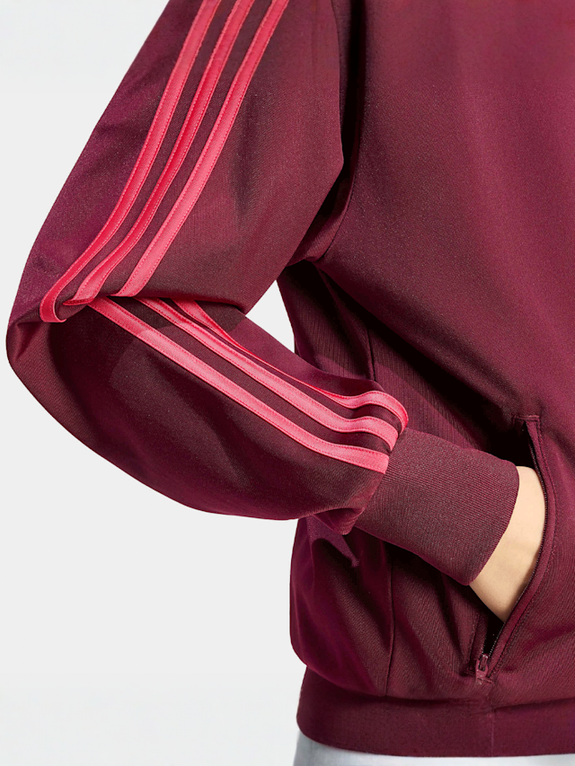 adidas Originals, Firebird Loose Tracktop, red, Image 4 of 5