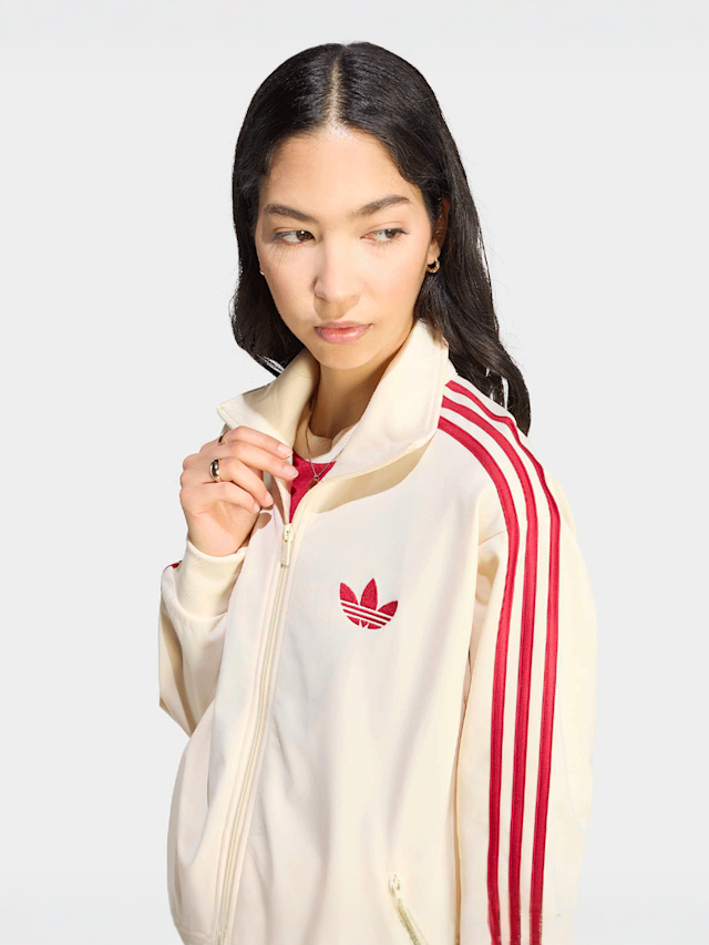 adidas Originals, Firebird Loose Tracktop, beige, Image 3 of 5