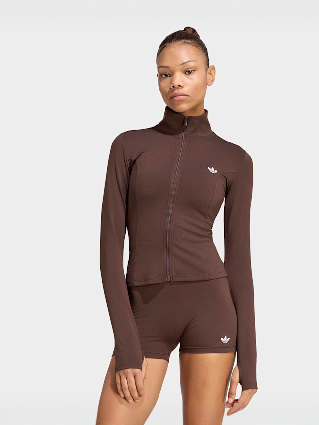 adidas Originals, Essential Tracktop, brown, Image 1 of 4