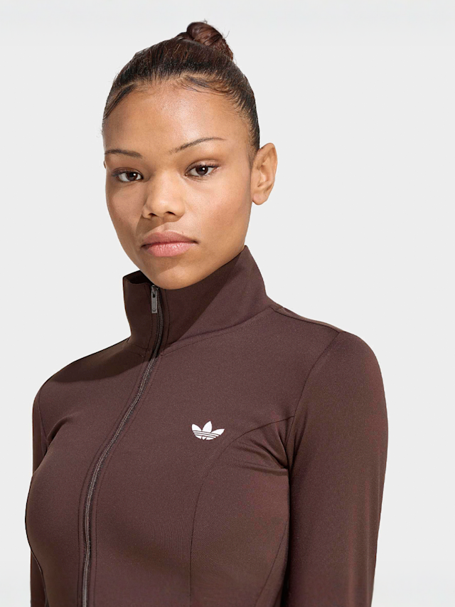 adidas Originals, Essential Tracktop, brown, Image 3 of 4
