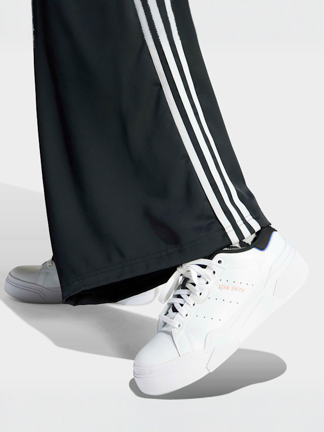 adidas Originals, Adicolor Track Pants Satin Wide Leg, black, Image 4 of 5