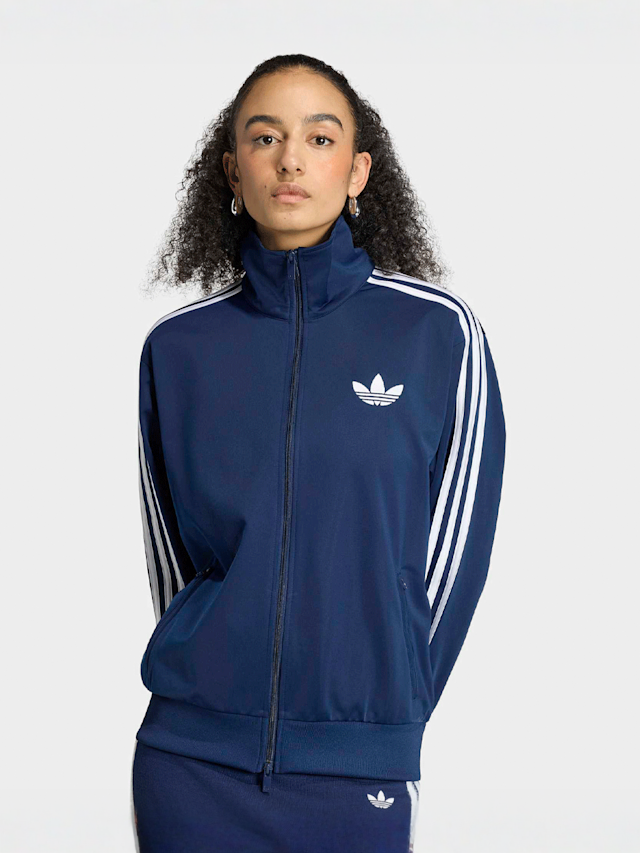 adidas Originals, Firebird Loose Tracktop, blue, Image 1 of 4