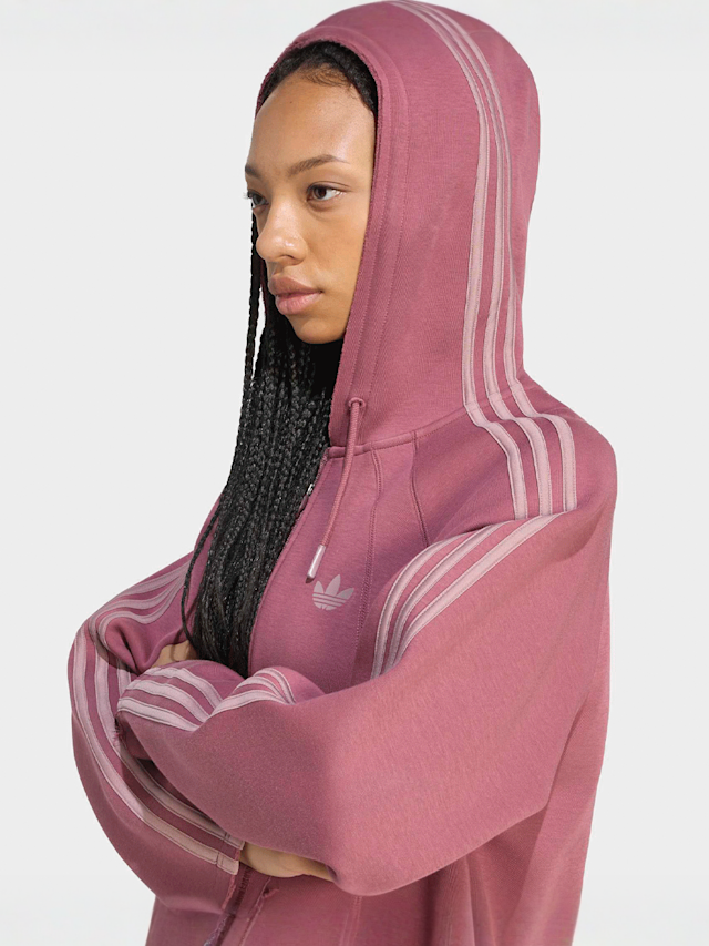 adidas Originals, Cropped Hoodie, light pink, Image 3 of 6