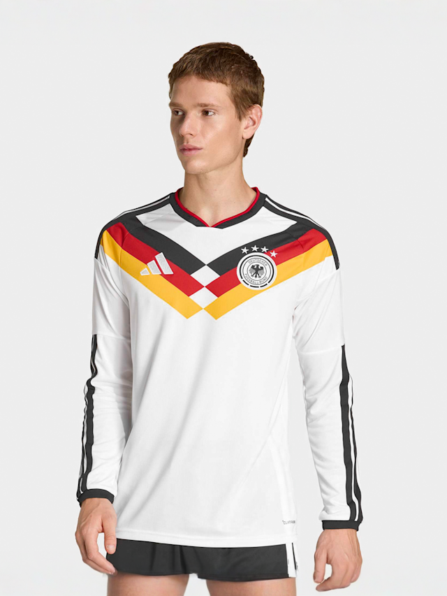 adidas Originals, DFB Home Long Sleeve Jersey World Cup 2026, white, Image 1 of 5