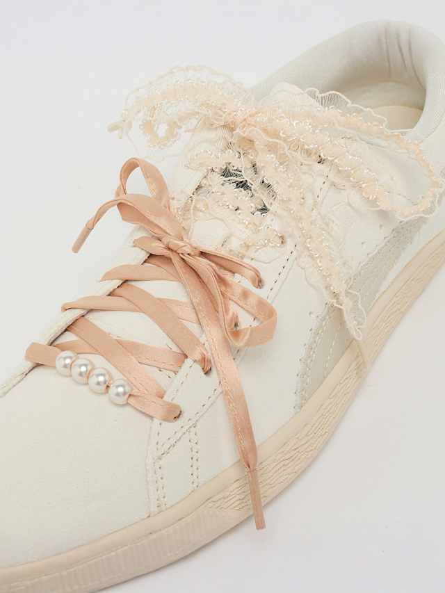 PUMA, Suede Bloom, beige, Image 6 of 8