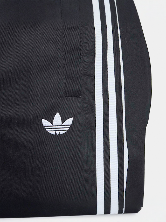 adidas Originals, Adicolor Superstar Cotton Twill Shorts, black, Image 3 of 5