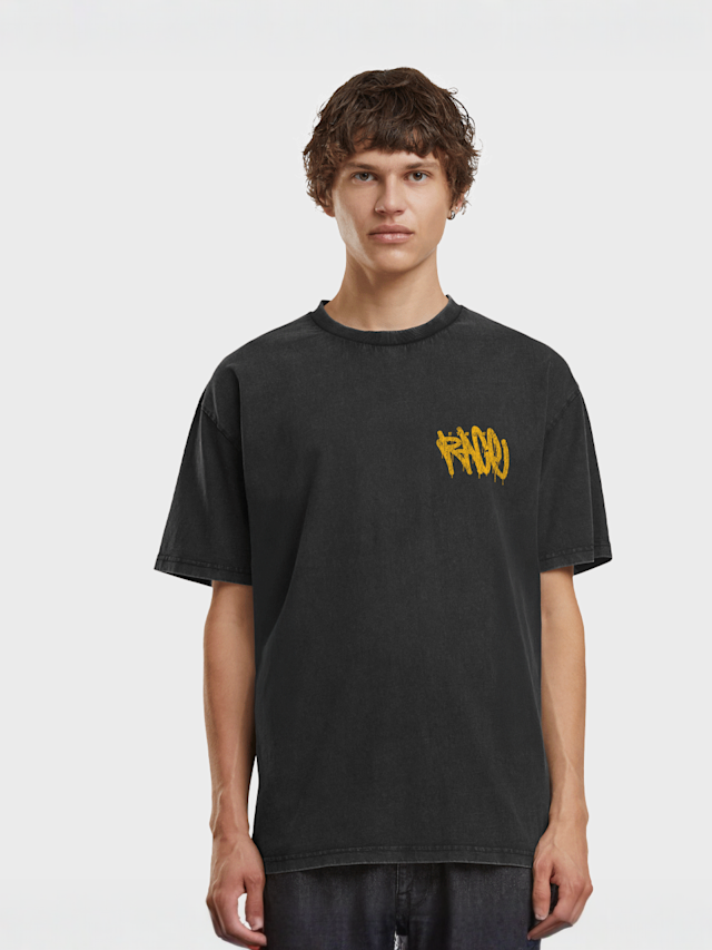 Mister Tee, Street Race Vintage Oversize Tee, black, Image 2 of 4