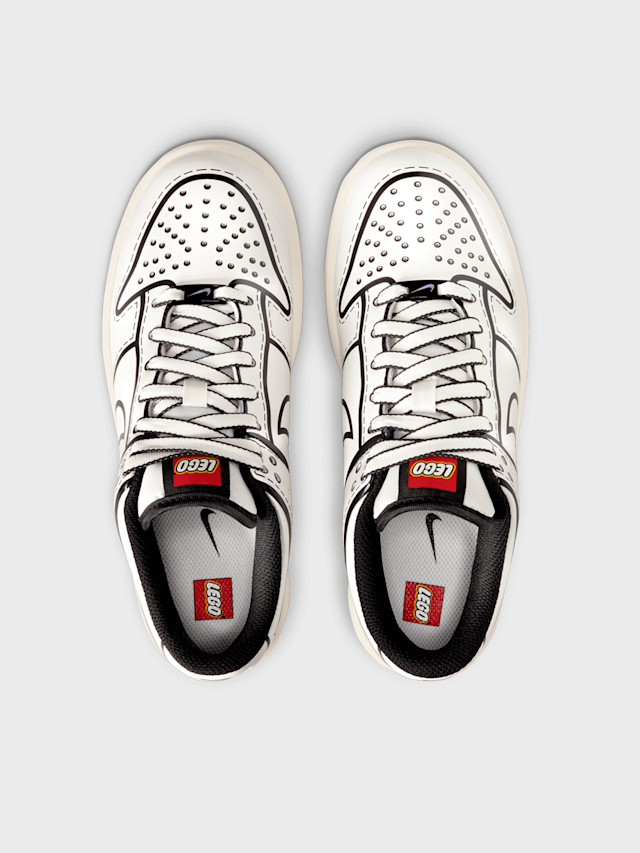 Nike, Dunk Low x LEGO (GS), white, Image 6 of 9