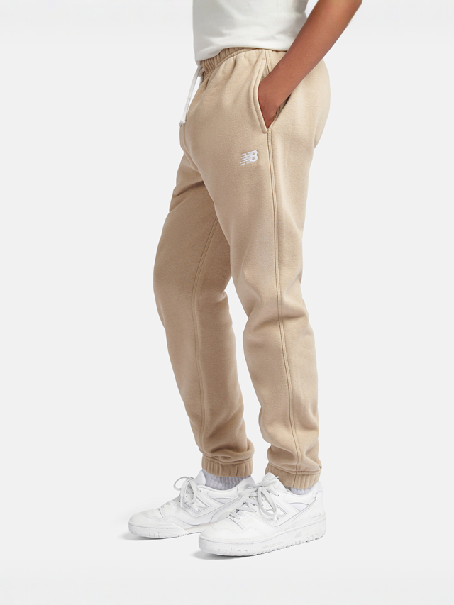 New Balance, Brush Back Small Logo Jogger, beige, Image 2 of 5