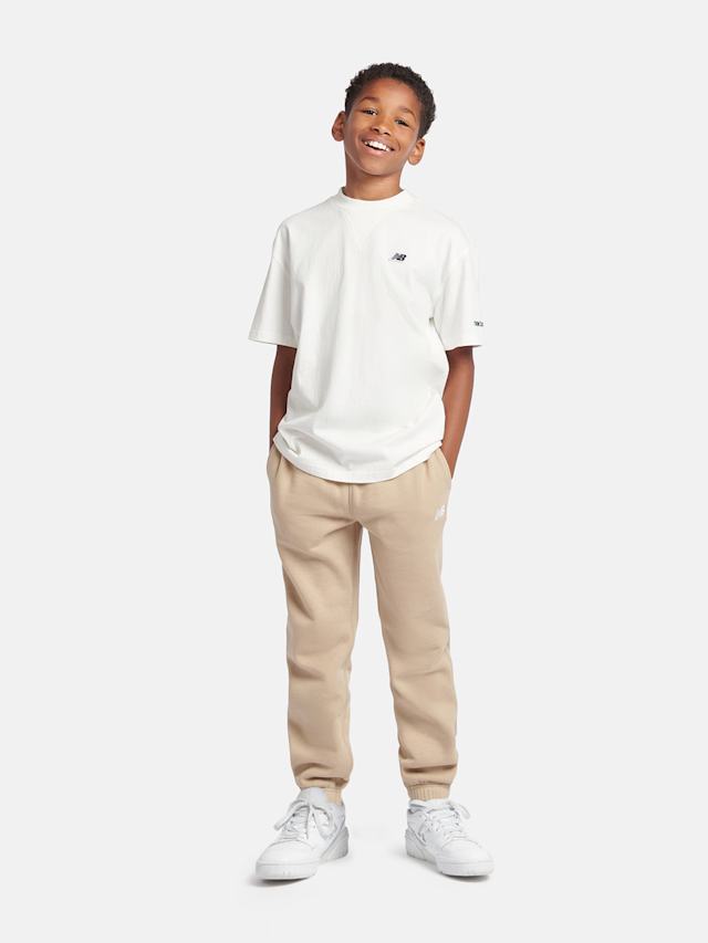 New Balance, Brush Back Small Logo Jogger, beige, Image 5 of 5