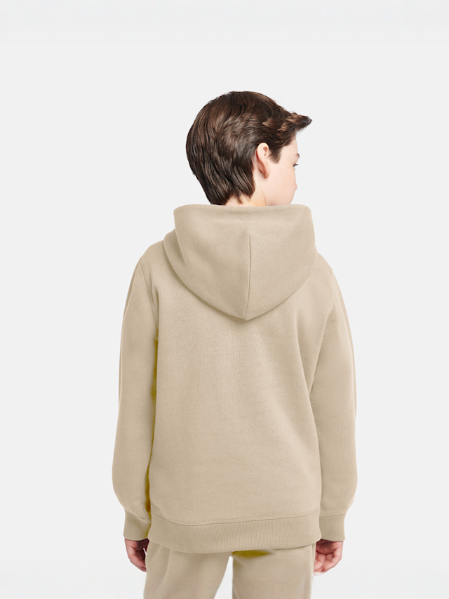 New Balance, Brush Back Small Logo Hoodie, beige, Image 2 of 4