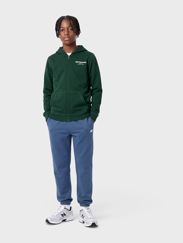 New Balance, Sports Club Graphic Zip Hoodie, green, Image 5 of 5