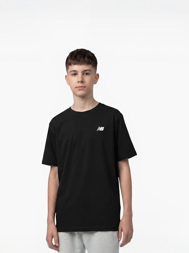 New Balance, Jersey Small Logo Tee, black, Image 1 of 4