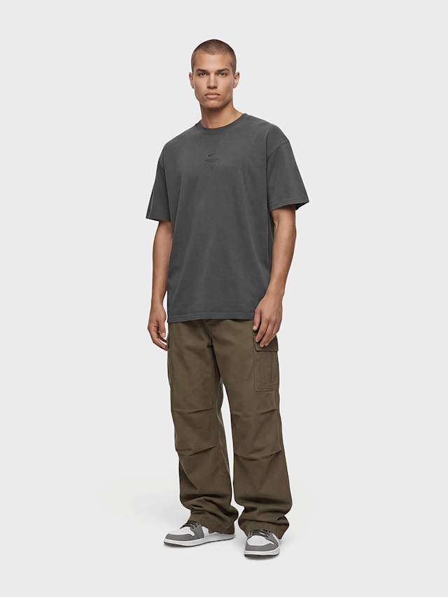 Nike, Chicago Bulls Shortsleeve Pregame Tee, grey, Image 4 of 4