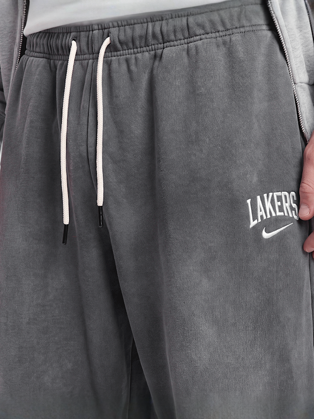 Nike, LAL MNK TF SI FLC OH WSH PANT dark charcoal/white, black, Image 3 of 4