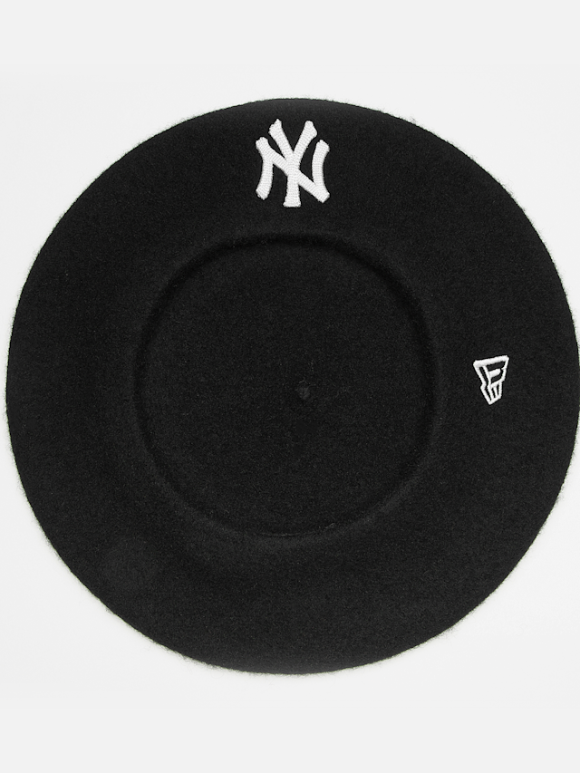 New Era, WMNS Wool Beret MLB New York Yankees, zwart, Afbeelding 5 van 5