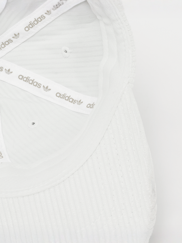 adidas Originals, Corduroy Baseball Cap, white, Image 3 of 4