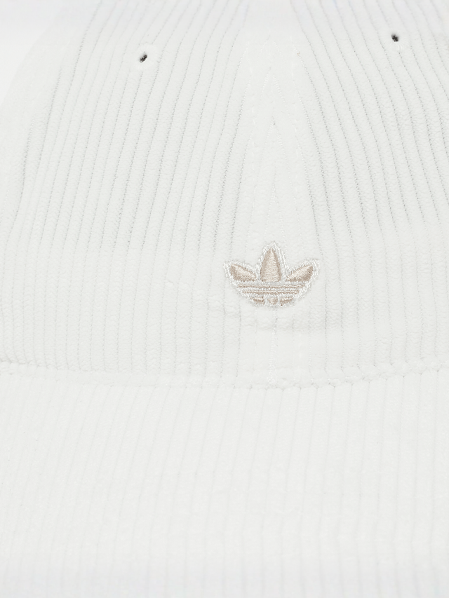 adidas Originals, Corduroy Baseball Cap, white, Image 4 of 4