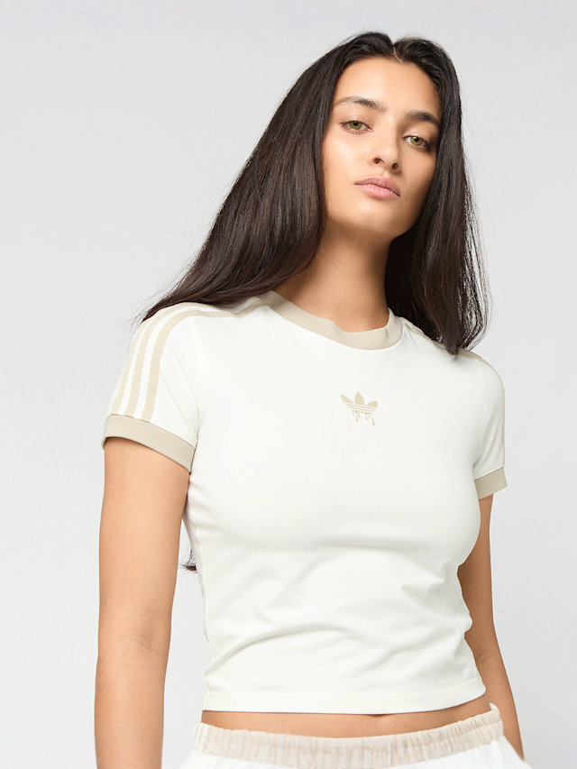 adidas Originals, Slim Baby Tee, beige, Image 1 of 6