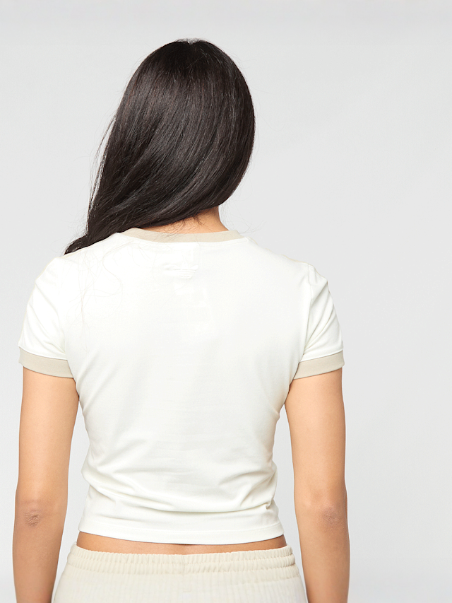 adidas Originals, Slim Baby Tee, beige, Image 2 of 6