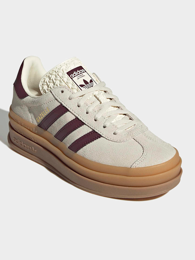 adidas Originals, Gazelle Bold (GS), beige, Image 3 of 8